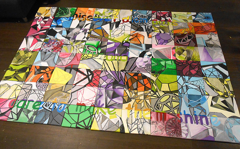 Workshop puzzelschilderij voor bedrijfsfeest in Mechelen